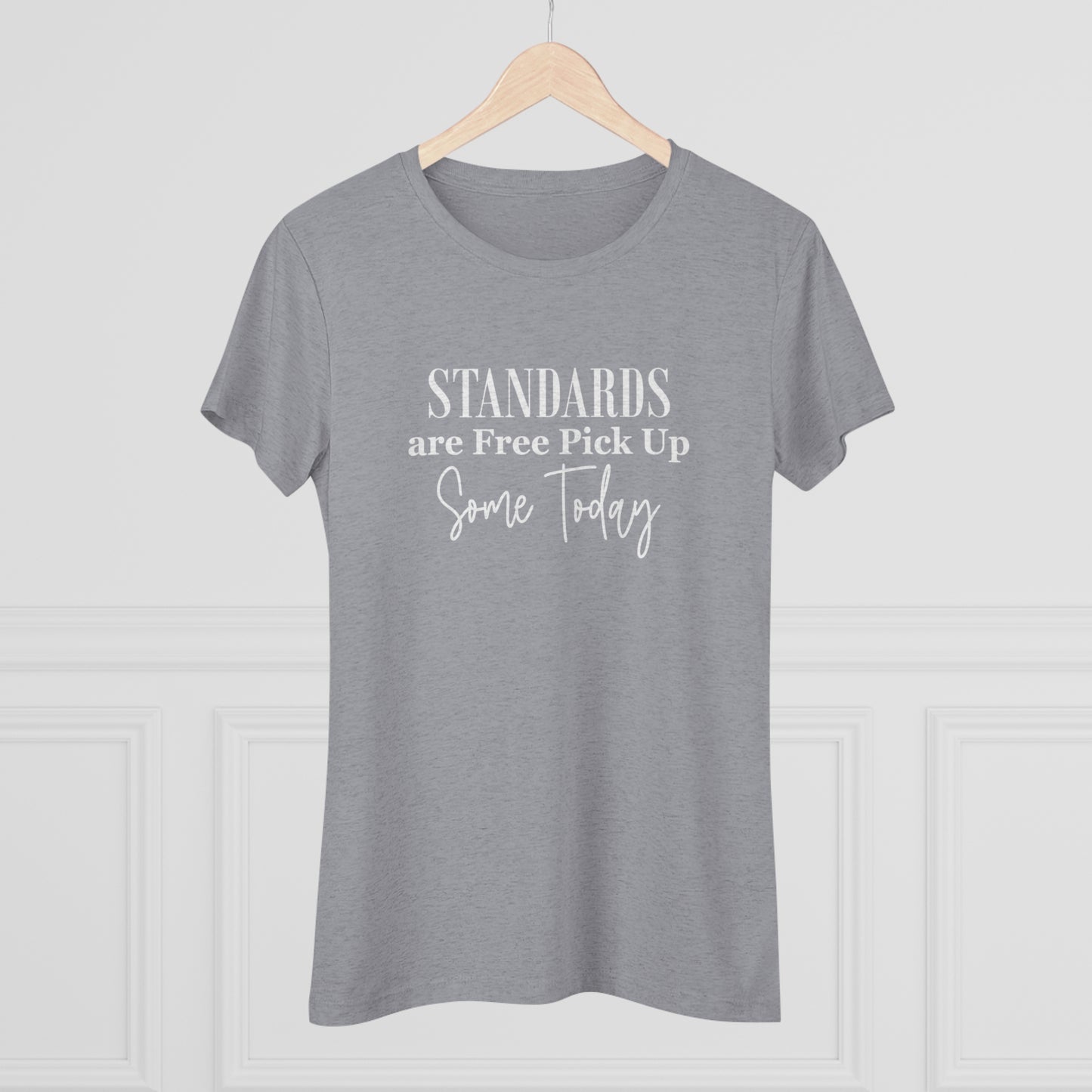 Standards are Free  -  Downtown - Women's Fitted  Tee