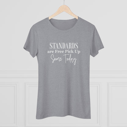 Standards are Free  -  Downtown - Women's Fitted  Tee