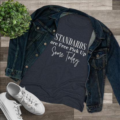 Standards are Free  -  Downtown - Women's Fitted  Tee