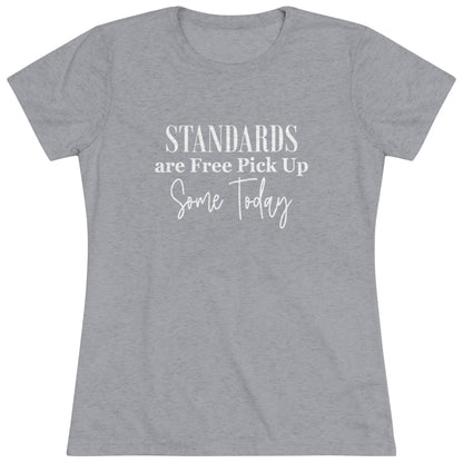 Standards are Free  -  Downtown - Women's Fitted  Tee