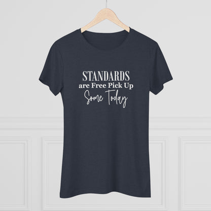 Standards are Free  -  Downtown - Women's Fitted  Tee