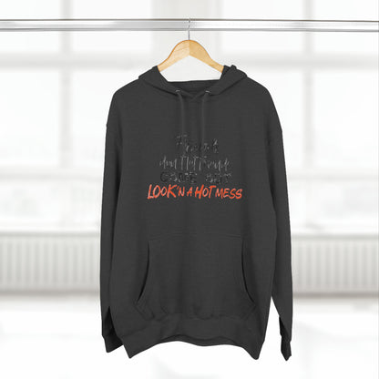 Hot Mess - Vintage- Unisex Premium Pullover Hoodie