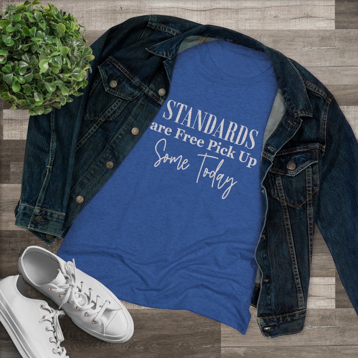 Standards are Free  -  Downtown - Women's Fitted  Tee