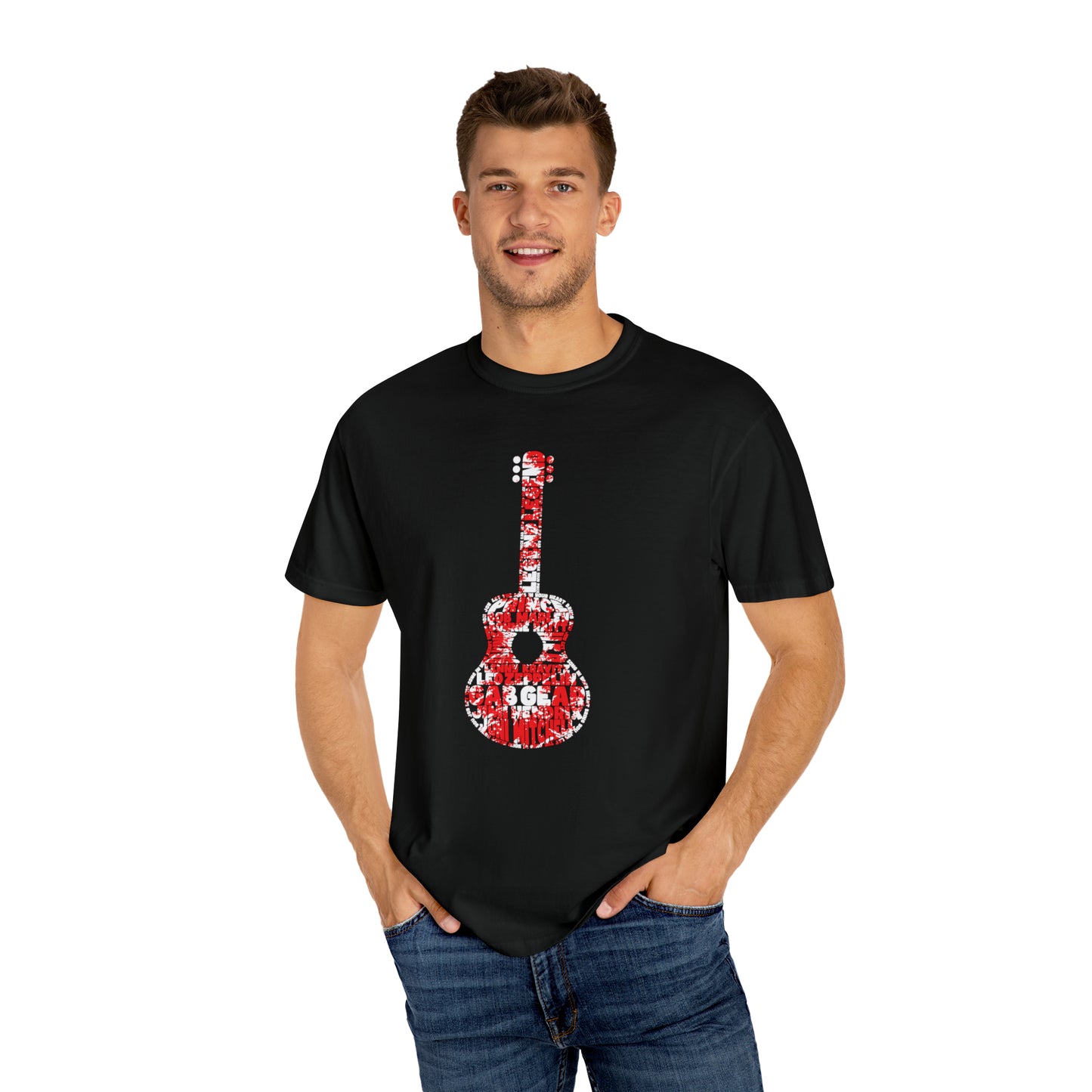 LEGEND Guitar - Unisex Garment-Dyed T-shirt