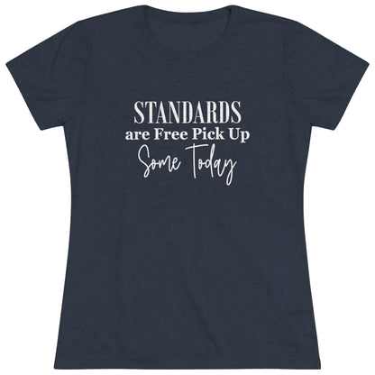 Standards are Free  -  Downtown - Women's Fitted  Tee