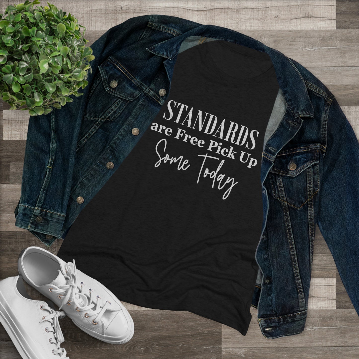 Standards are Free  -  Downtown - Women's Fitted  Tee