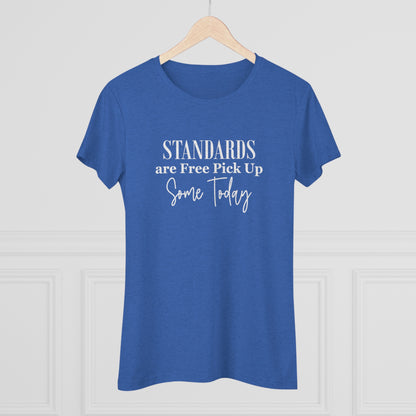 Standards are Free  -  Downtown - Women's Fitted  Tee