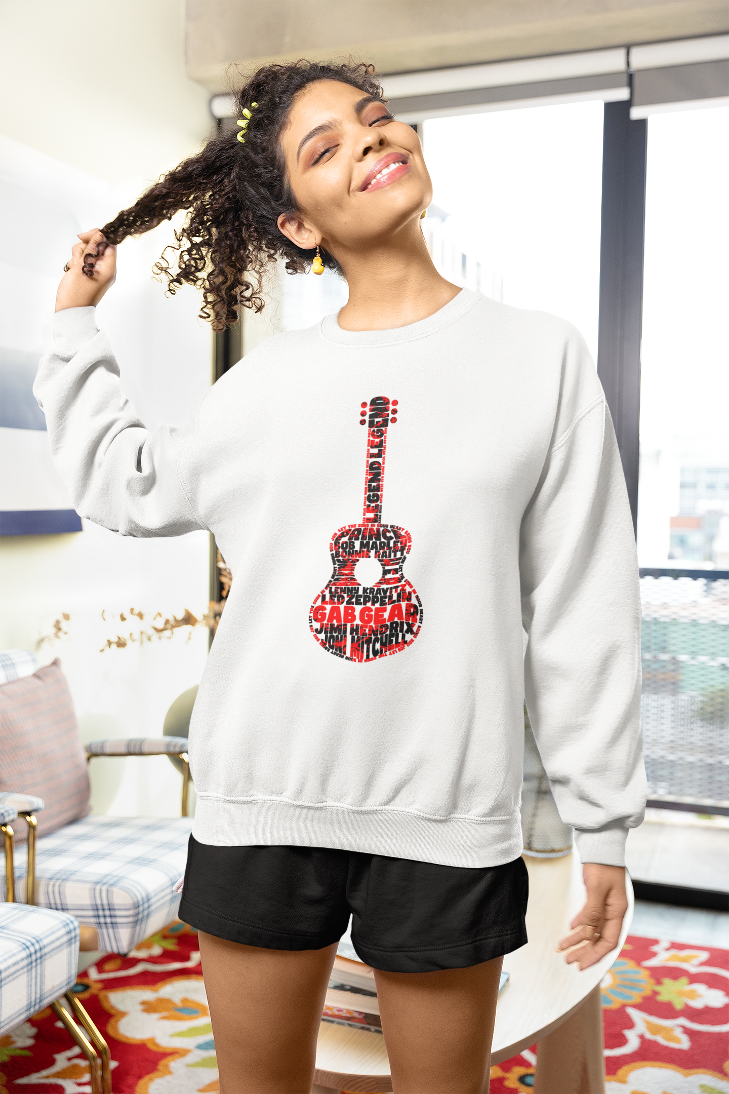 LEGEND Guitar (RD)- Unisex Sweatshirt