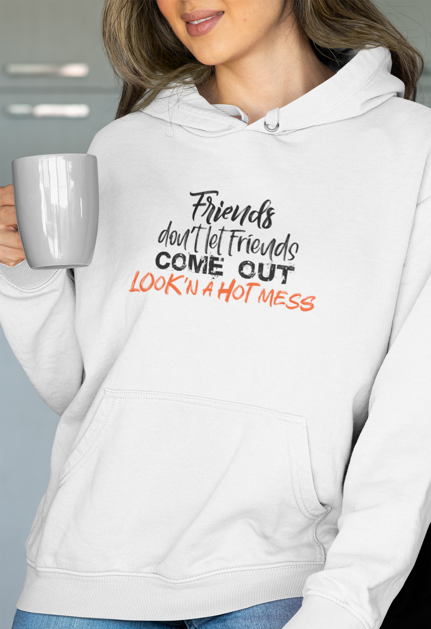 Hot Mess - Vintage- Unisex Premium Pullover Hoodie