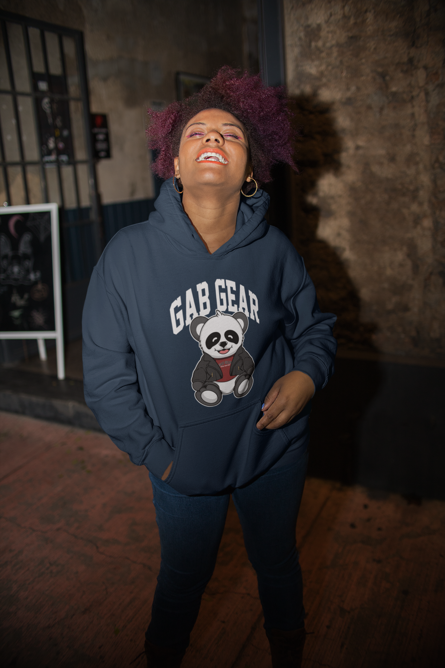 Jonah Jazzy Panda - Unisex Hoodie