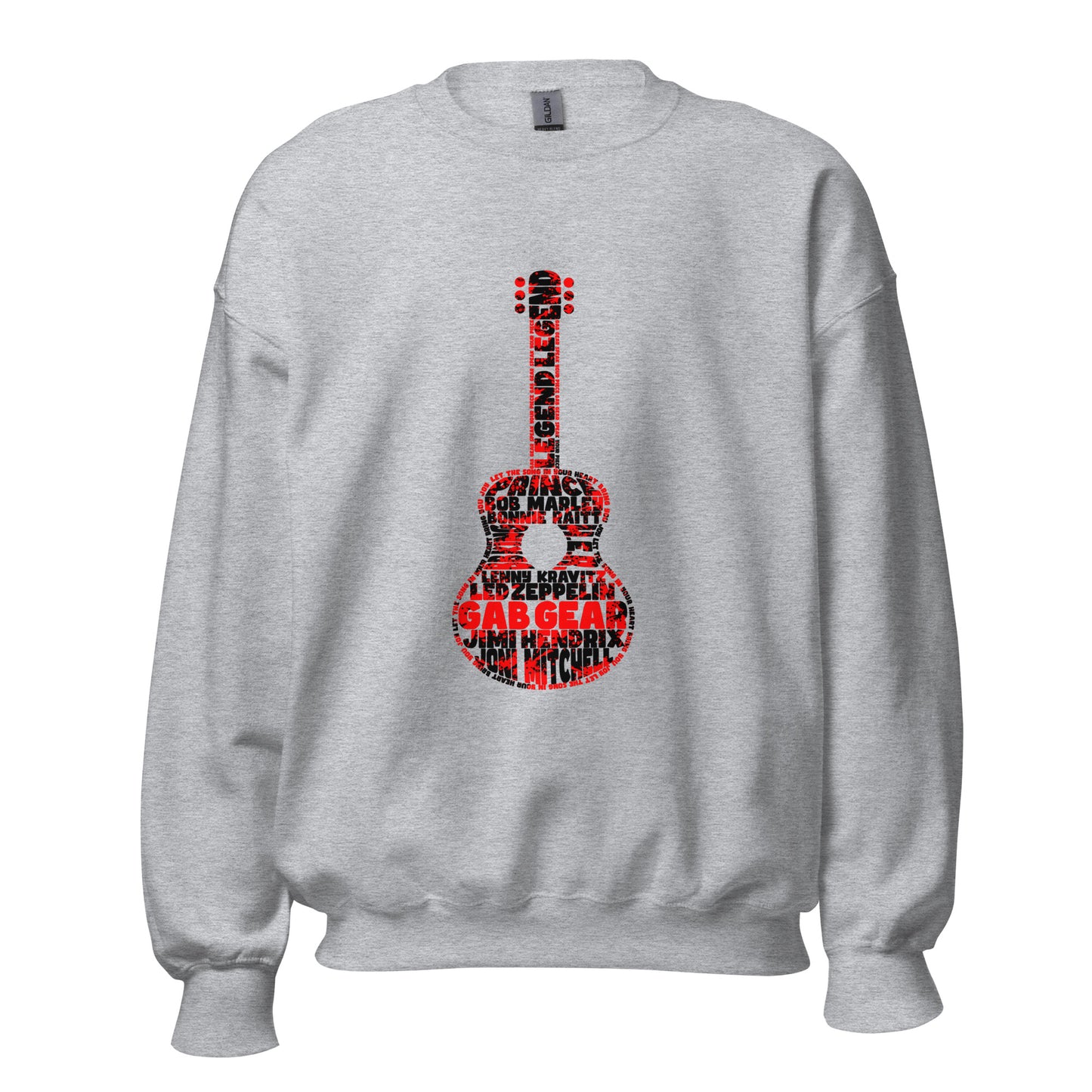 LEGEND Guitar (RD)- Unisex Sweatshirt