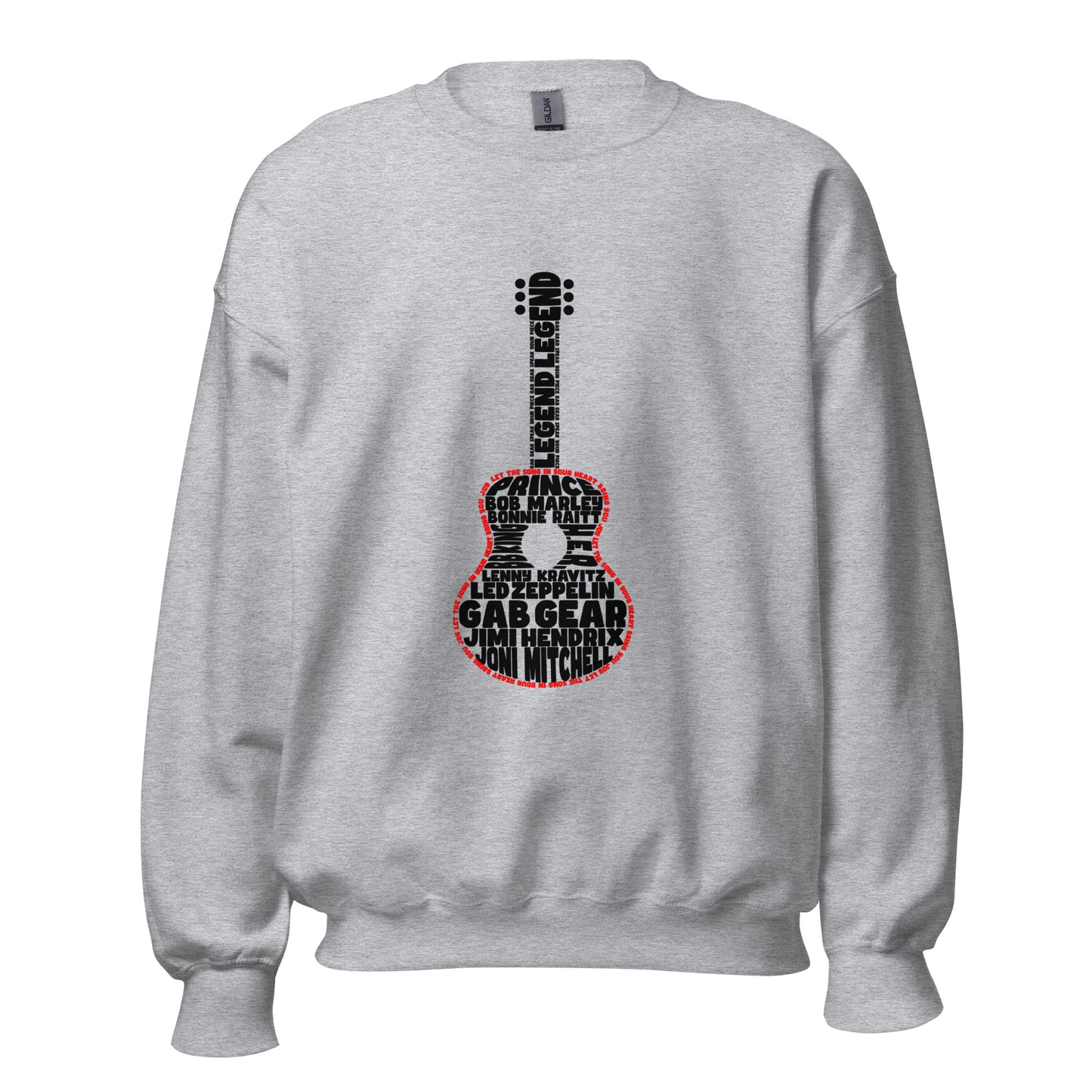 LEGEND Guitar (BK) - Unisex Sweatshirt