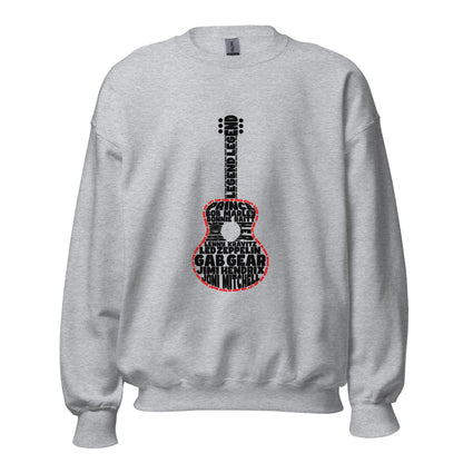 LEGEND Guitar (BK) - Unisex Sweatshirt