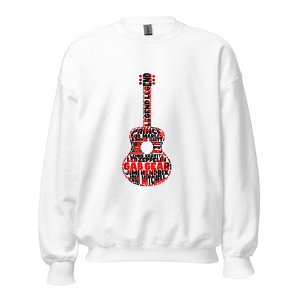 LEGEND Guitar (RD)- Unisex Sweatshirt