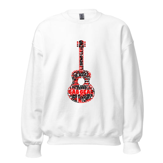 LEGEND Guitar (RD)- Unisex Sweatshirt